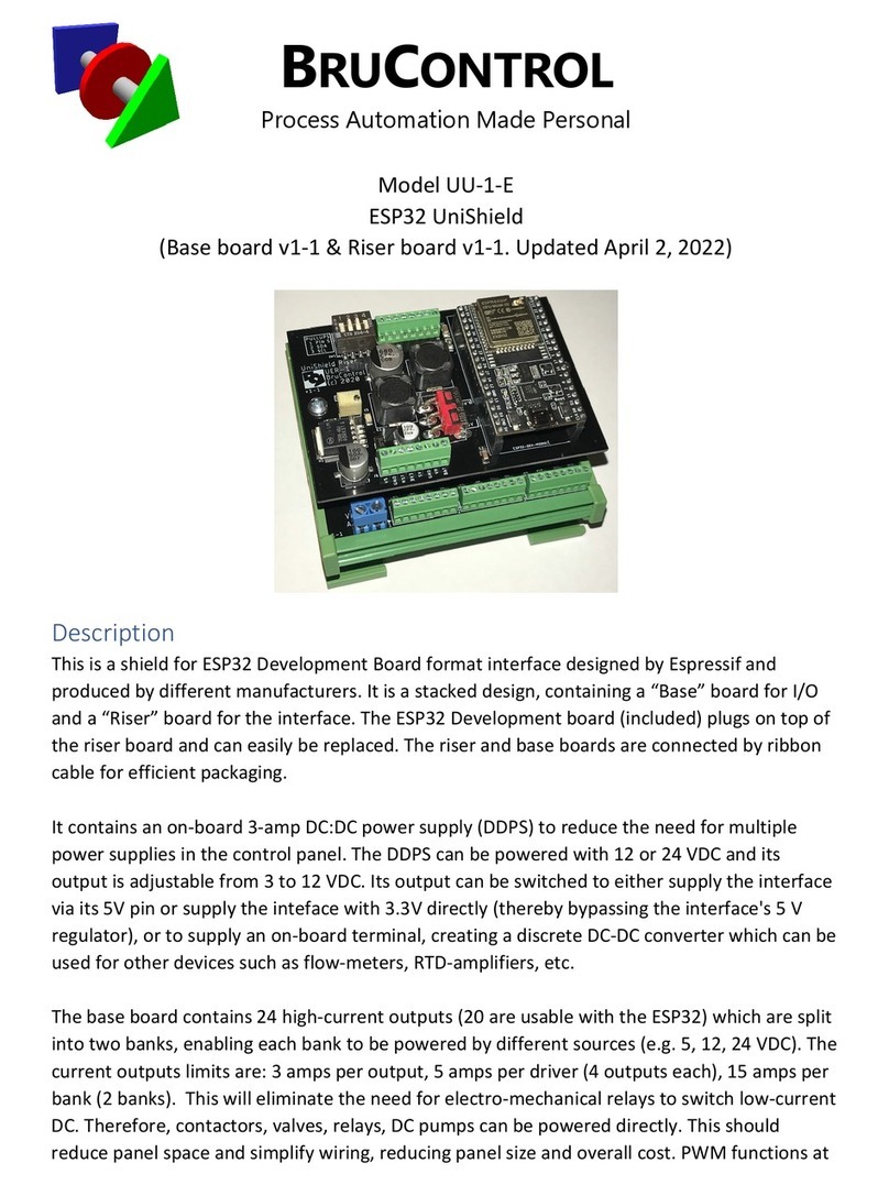 BRUCONTROL UU-1-E user manual