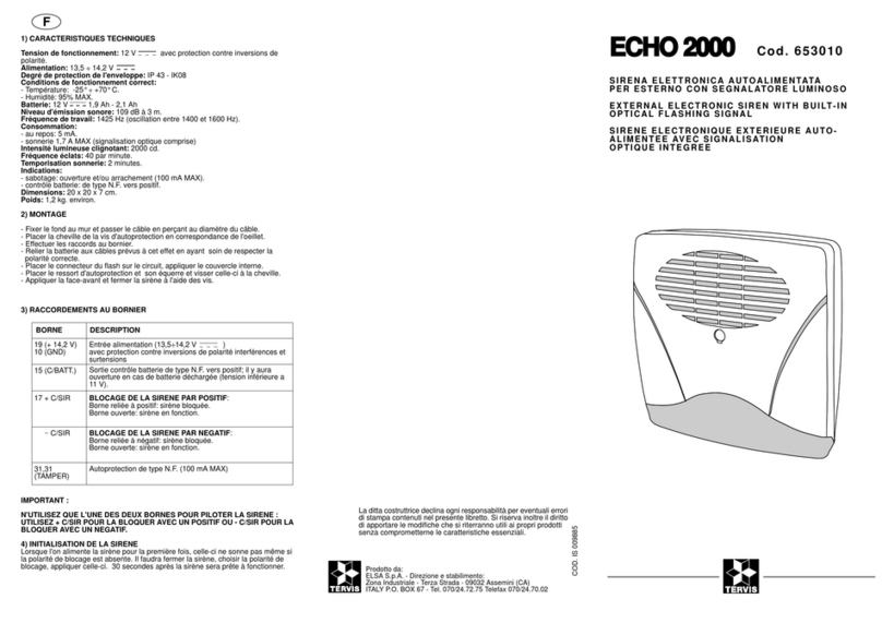 Tervis ECHO 2000 quick start guide