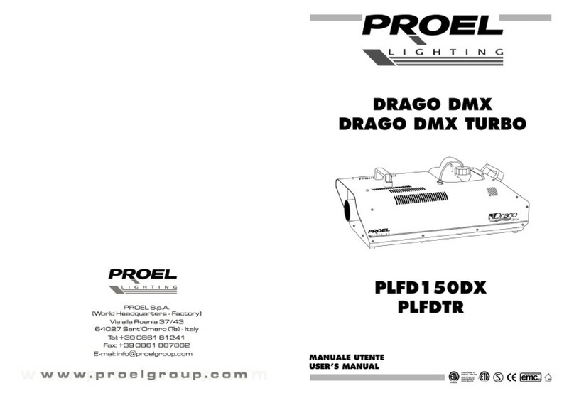 PROEL DRAGO DMX user manual