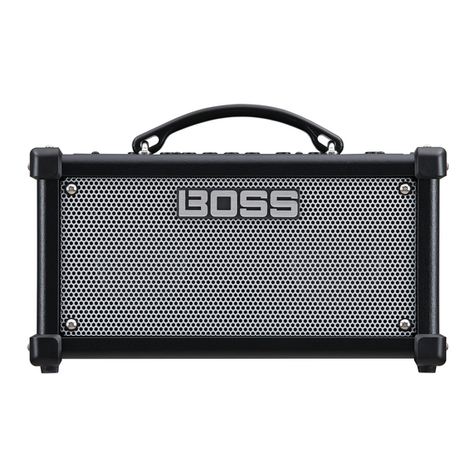 BOSSCO DUAL CUBE LX User manual