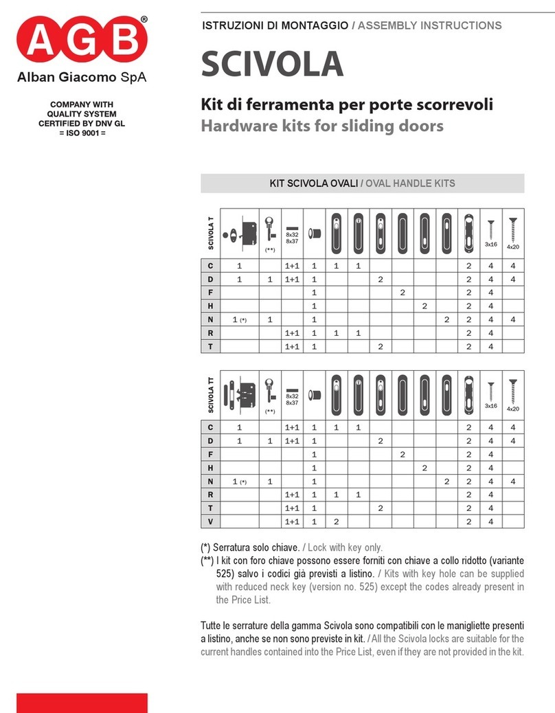 AGB SCIVOLA User manual