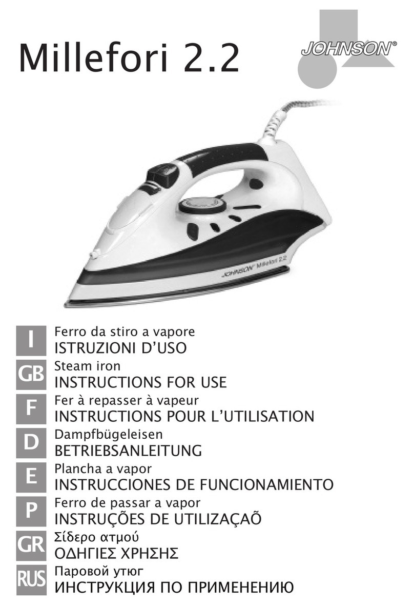 Johnson Millefori 2.2 User manual Johnson Millefori 2.2 User manual