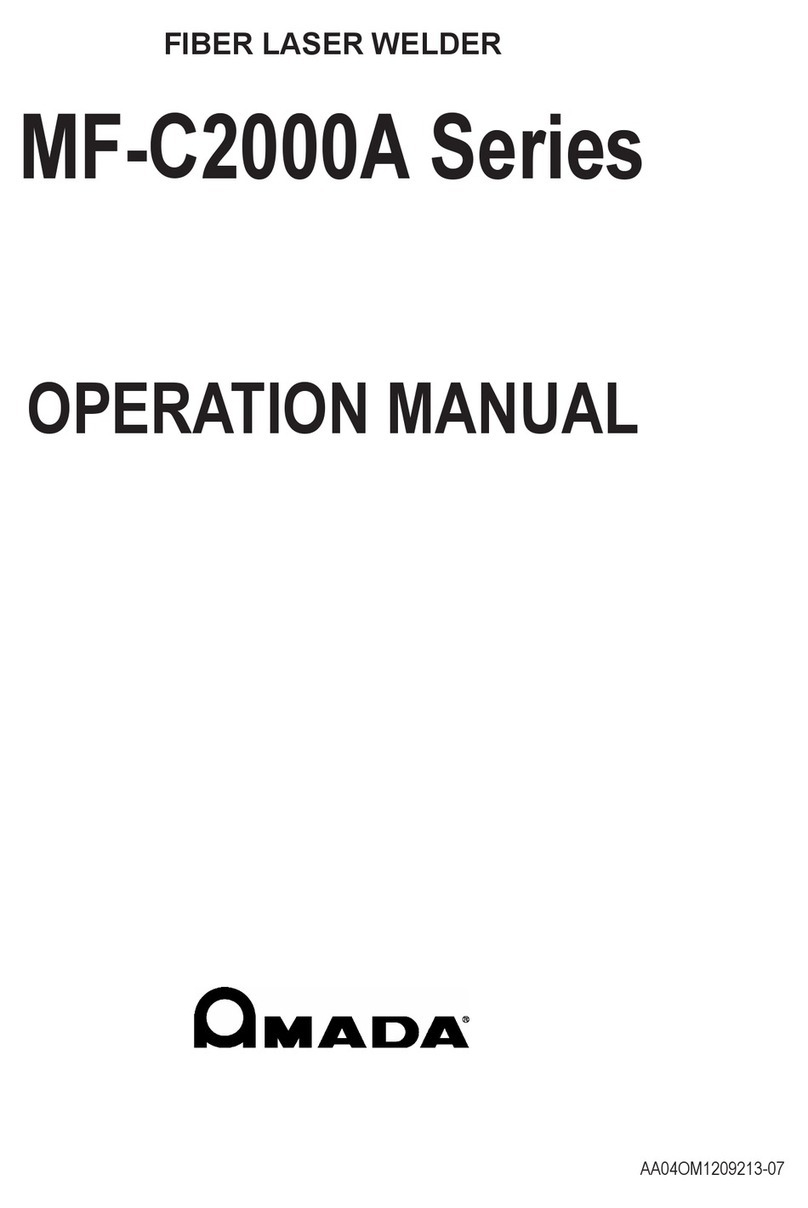 Amada MF-C2000A Series User manual