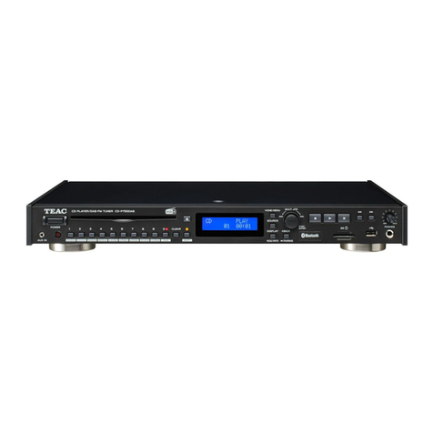 Teac CD-P750 DAB User manual