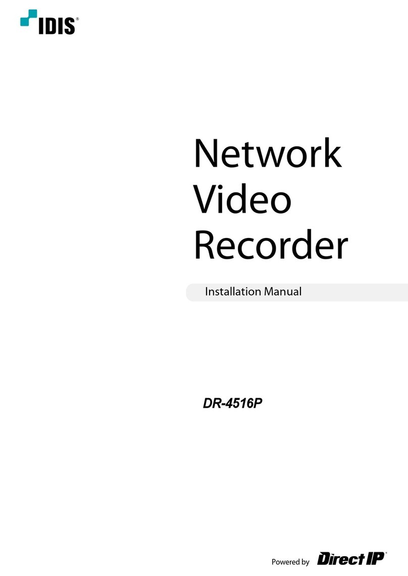 Idis DR-4516P User manual