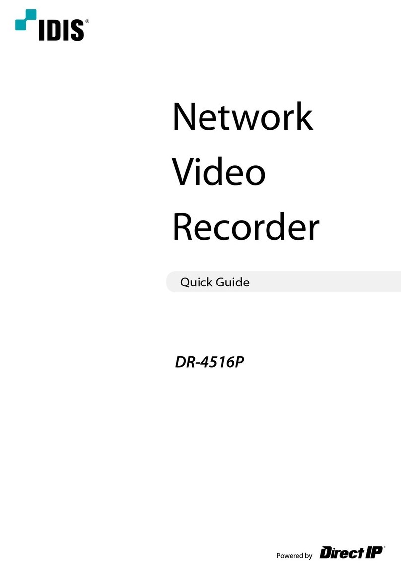 Idis DR-4516P User manual