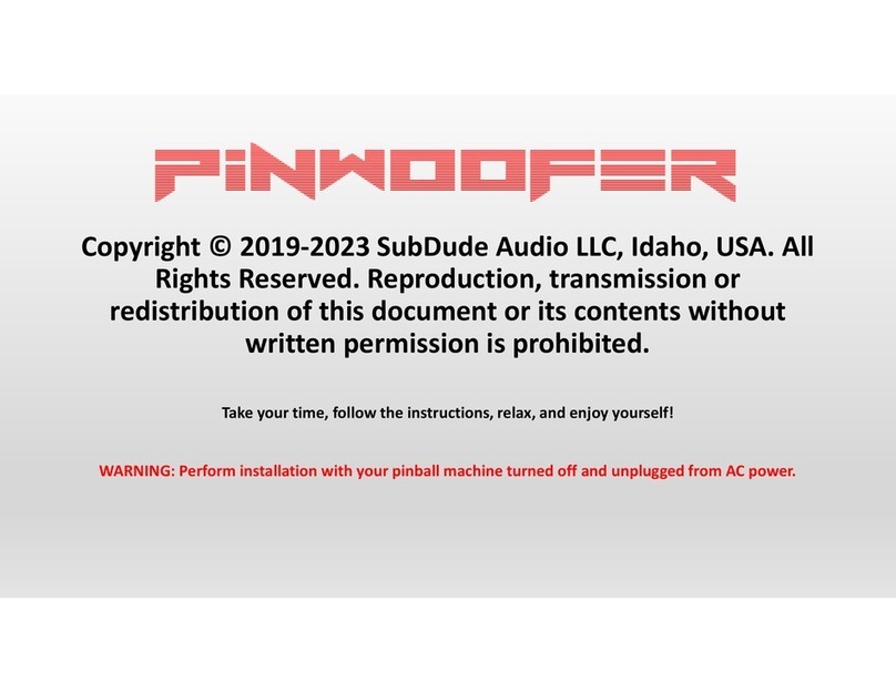 SubDude Audio PINWOOFER installation instructions