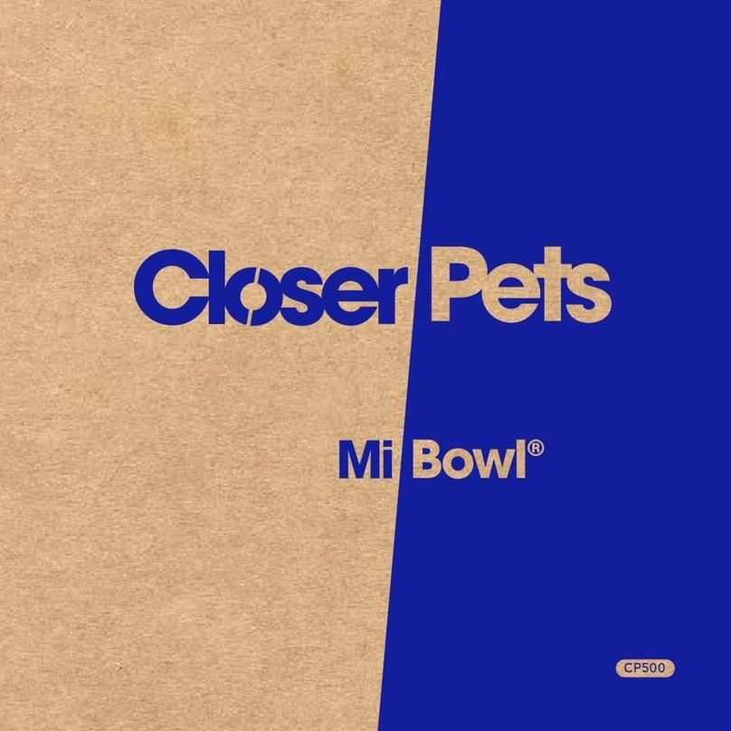 Closer pets MiBowl CP500 manual