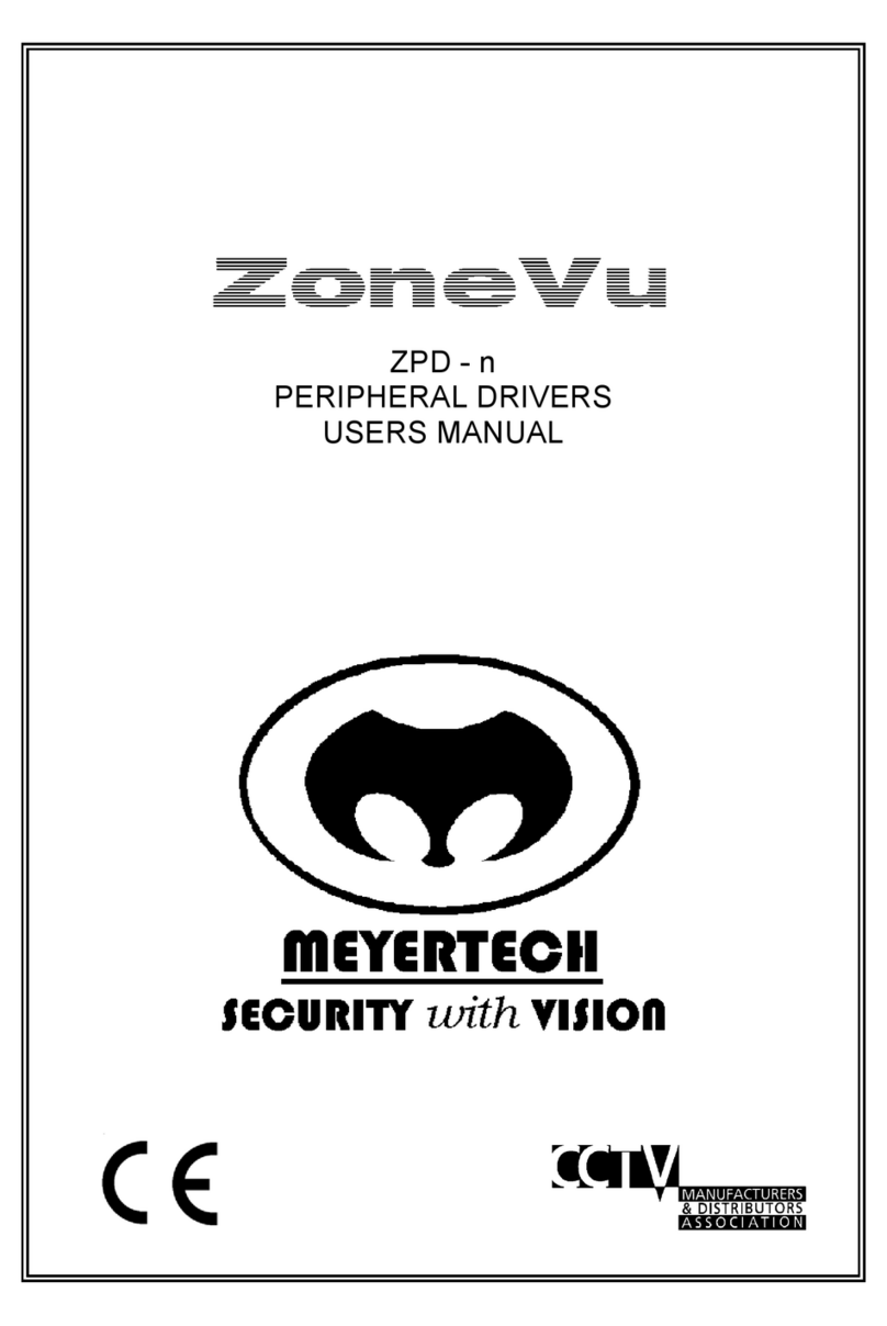 ZoneVu ZoneVu ZPD Series Abridged user manual