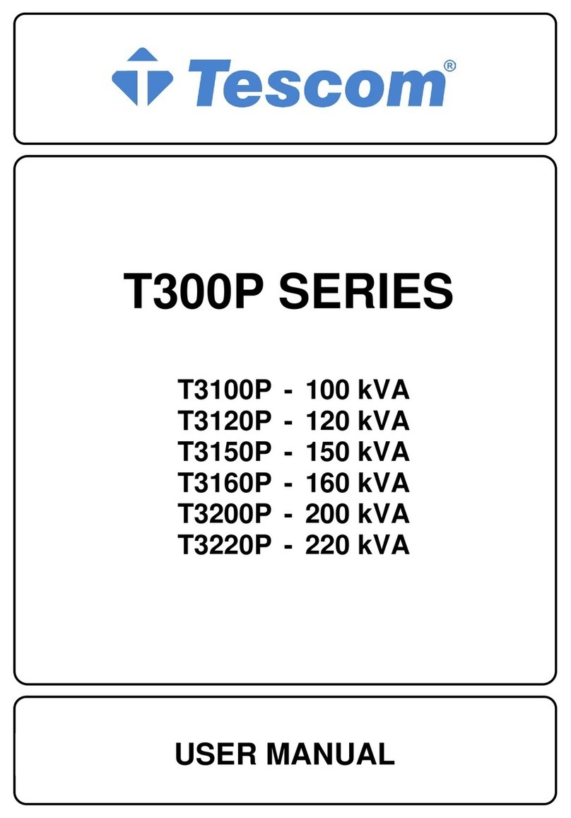 Tescom T3100P User manual