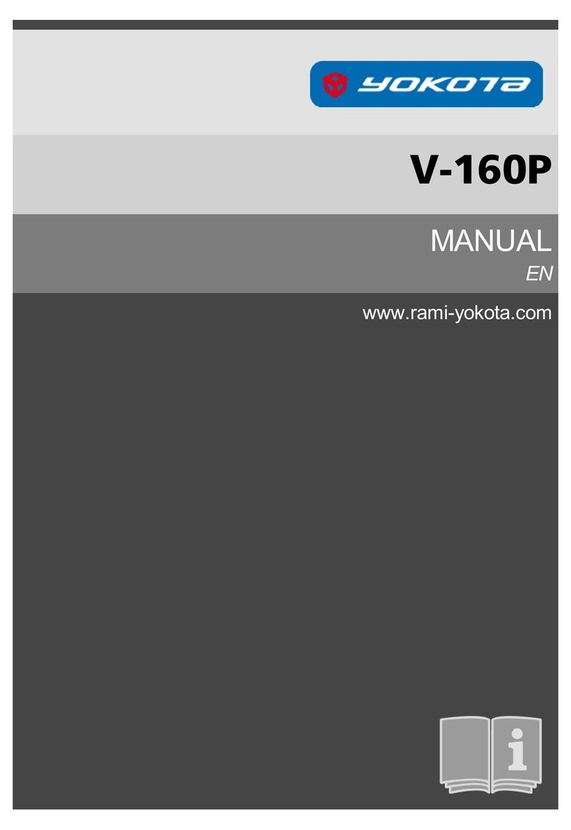 Yokota V-160P User manual