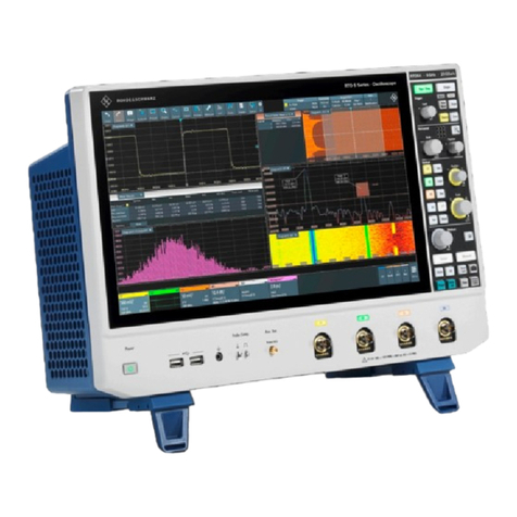 Rohde & Schwarz RTO64 User manual