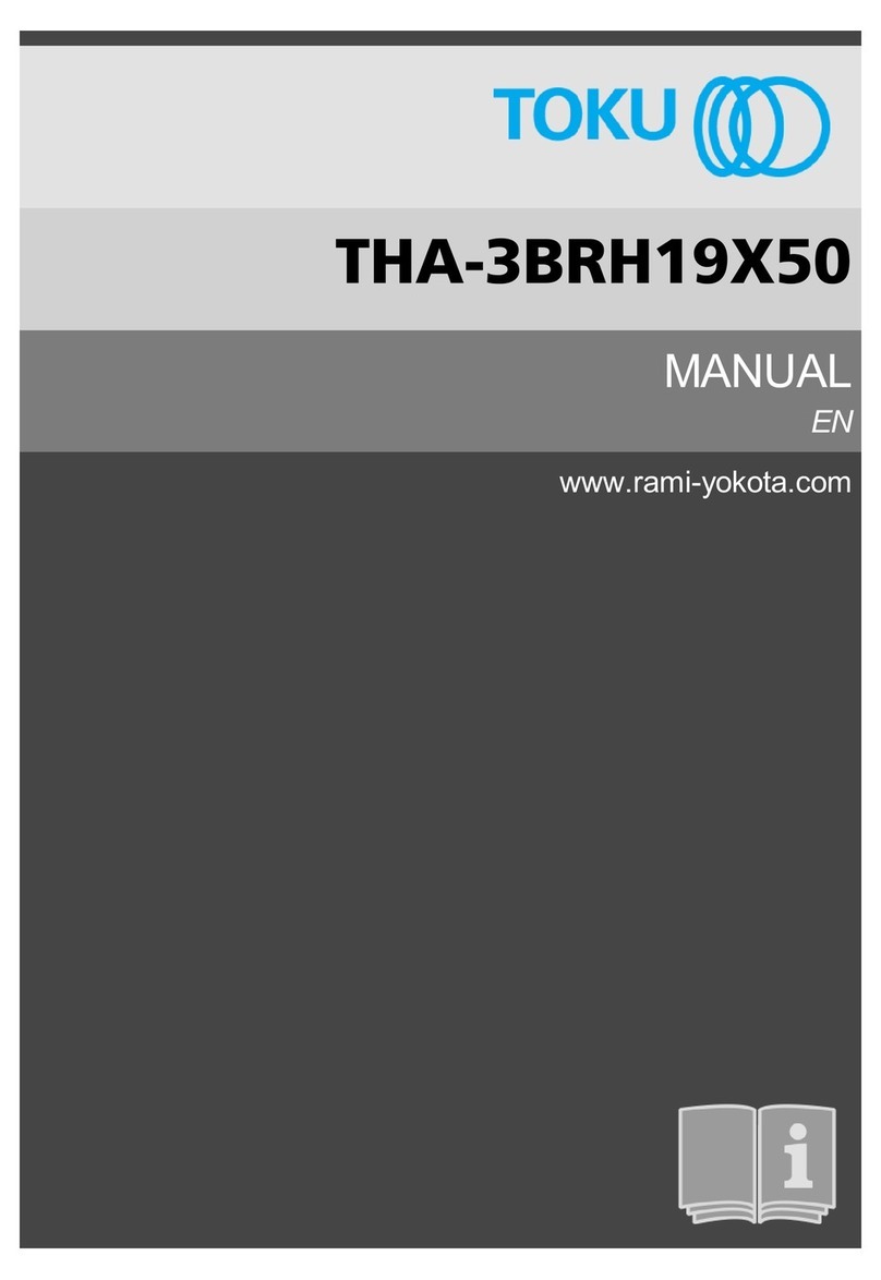 Toku THA-3BRH19X50 User manual