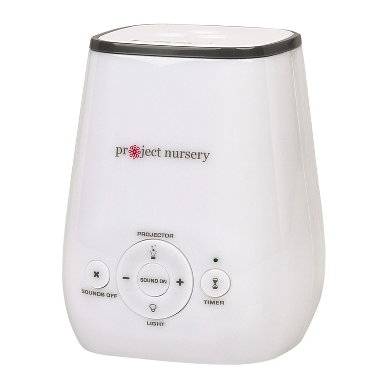 Project Nursery Soothing Projector quick start guide