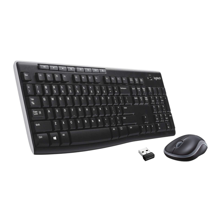 Logitech Combo MK270 User manual Logitech Combo MK270 User manual