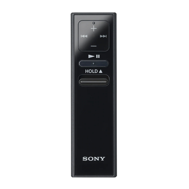 Sony RMT-NWS20 user manual