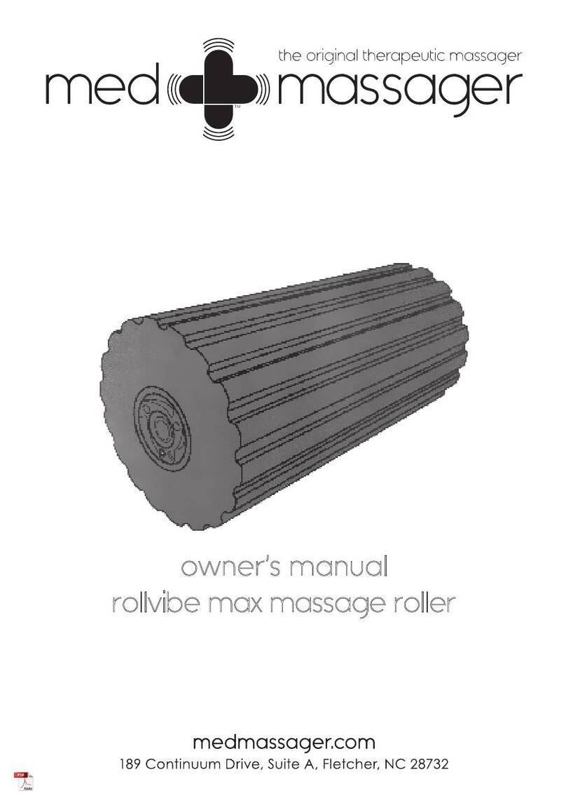MedMassager rollvibe max owner's manual