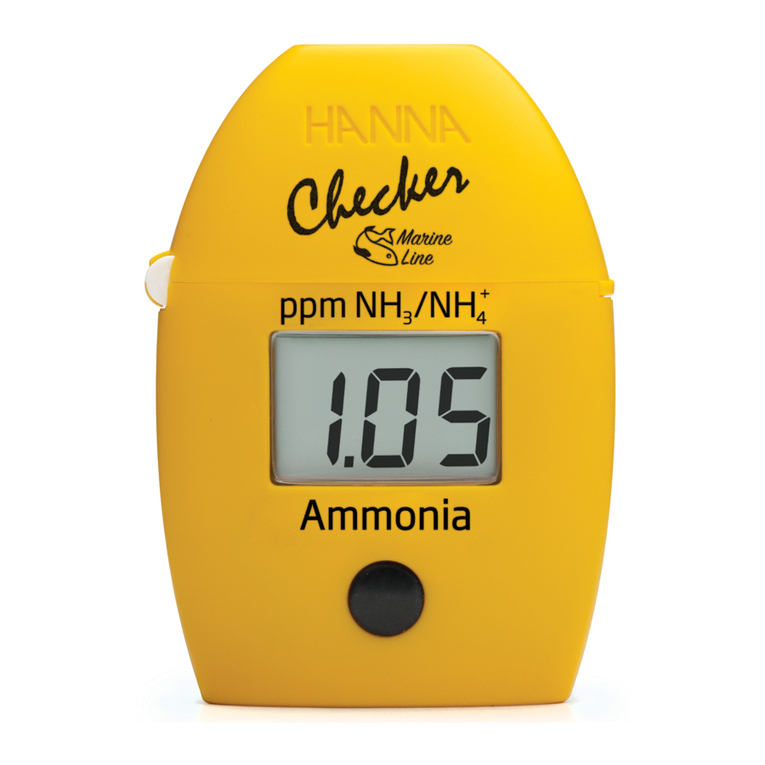 Hanna Instruments Checker Marine HI784 User manual