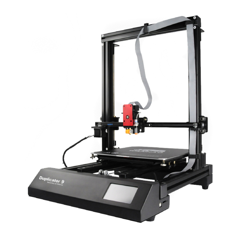 WANHAO DUPLICATOR 9 User manual