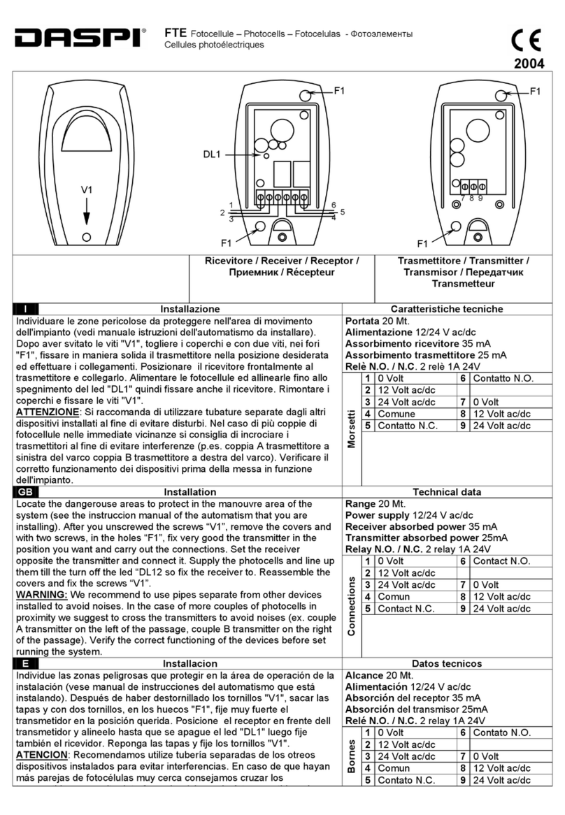 Daspi FTE User manual
