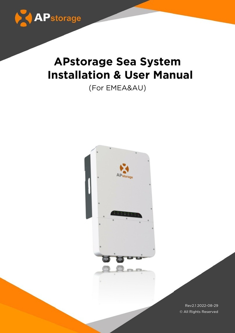 APsystems APstorage Sea Installation & user manual
