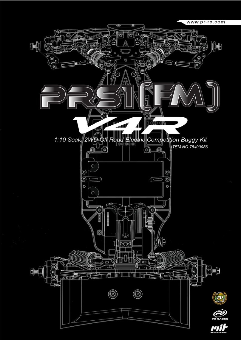 PR RACING PRS1 FM V4R User manual