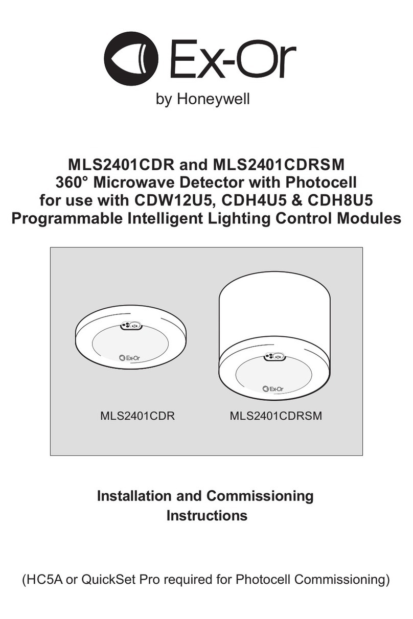 Honeywell Ex-Or MLS2401CDR Installation and operation manual