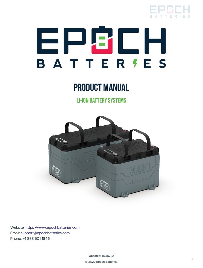 EPOCH BATTERIES B12100B product manual