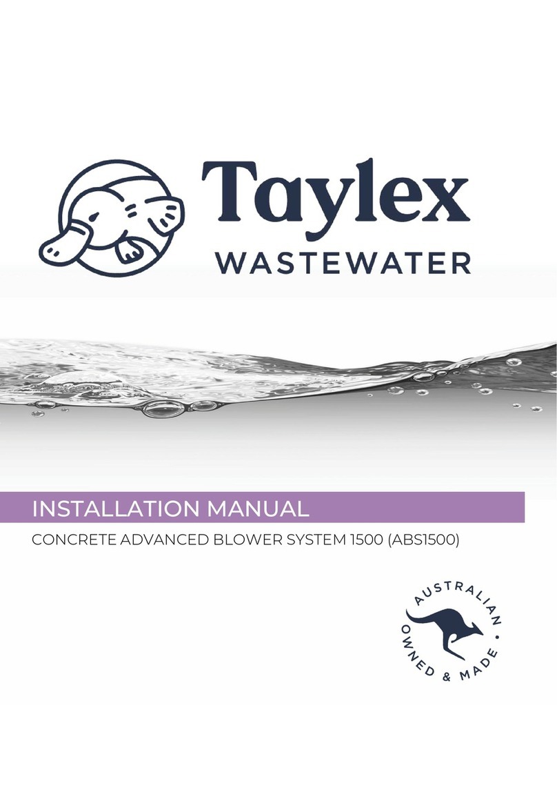 Taylex ABS1500 installation manual