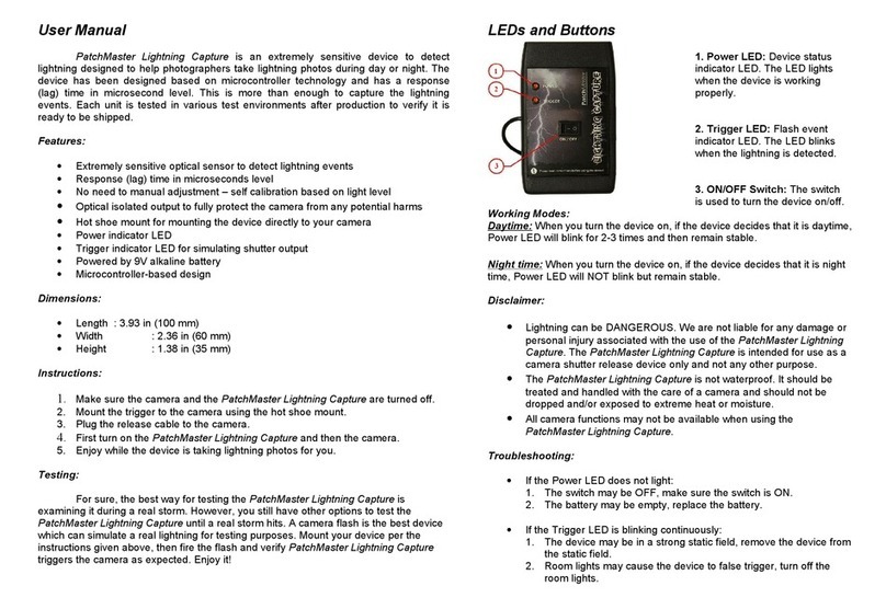 PatchMaster Lightning Capture user manual