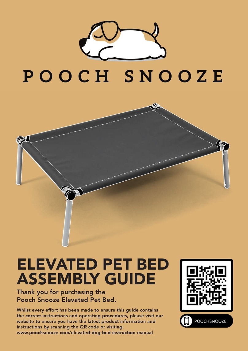 POOCH SNOOZE SS08 600D Assembly guide