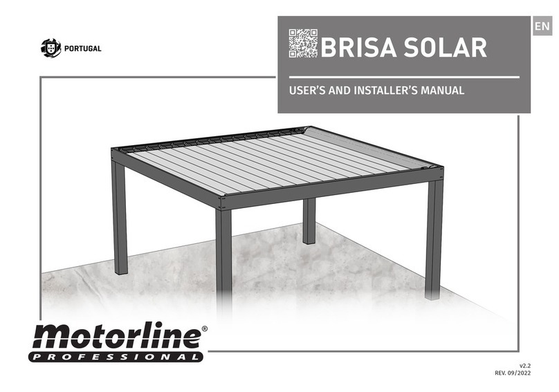 Motorline professional BRISA SOLAR User's and installer's manual