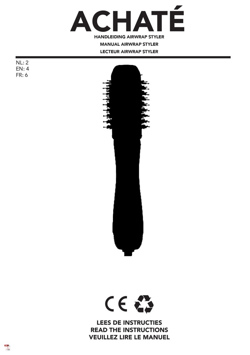 ACHATE AIRWRAP STYLER manual