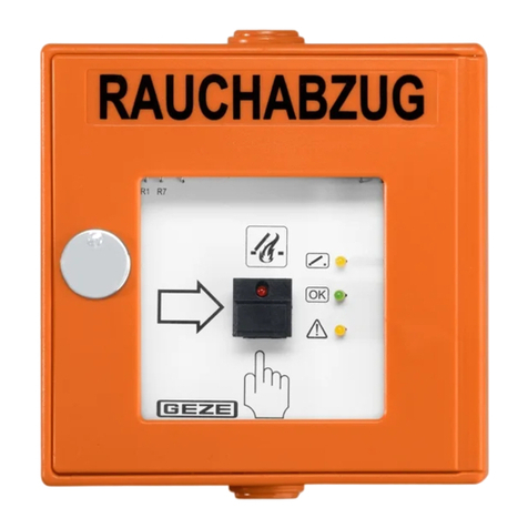 GEZE FT4 K 24 V DC Wiring diagram