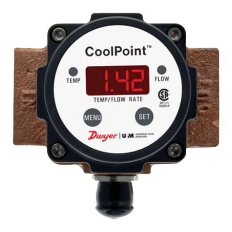Dwyer Instruments UiM Coolpoint CP Series Installation and operating instructions