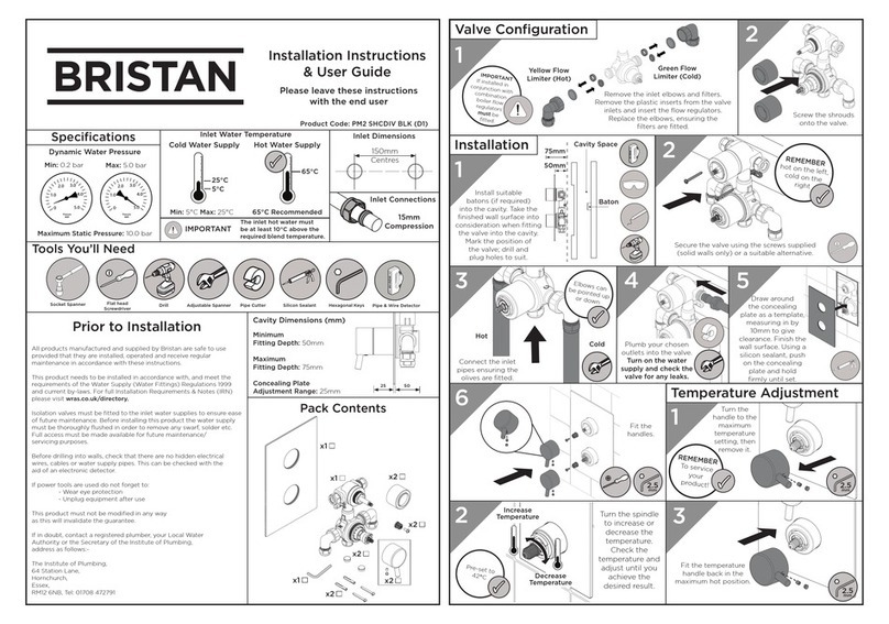 Bristan PM2 SHCDIV C Wiring diagram Bristan PM2 SHCDIV C Wiring diagram