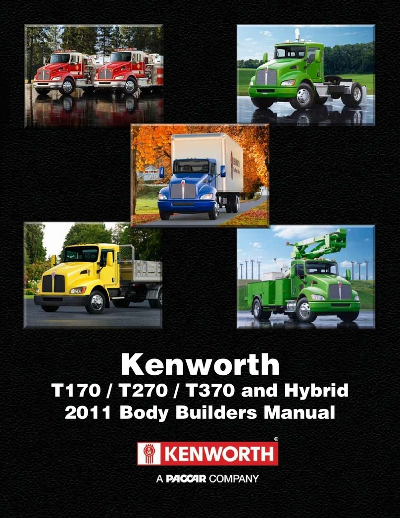 Paccar Kenworth T170 Hybrid 2011 User manual