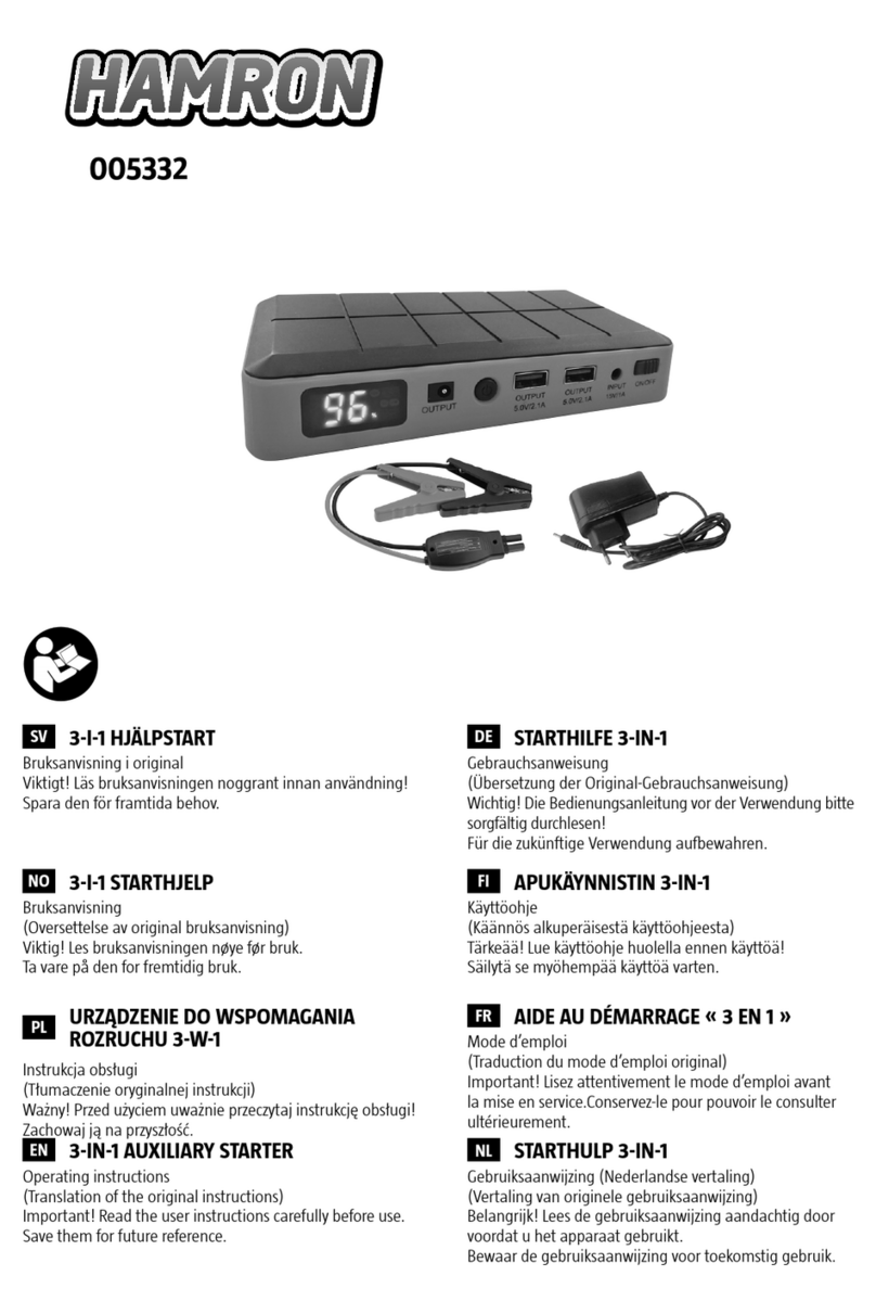 Hamron 005332 User manual