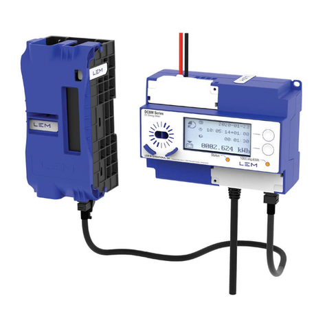 LEM DCBM 400 Series Operation manual