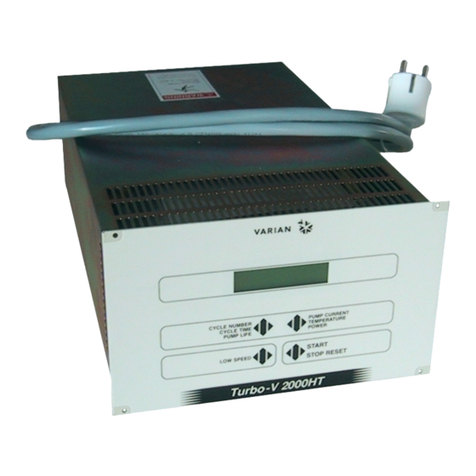 Varian Turbo-V 2000 HT instruction manual