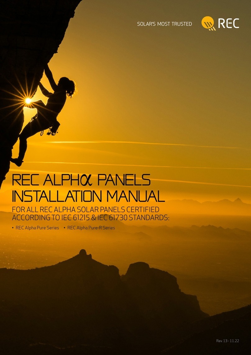 REC Alpha Pure Series installation manual REC Alpha Pure Series installation manual