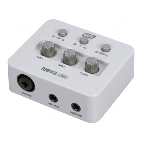 ESI NEVA UNO quick start guide