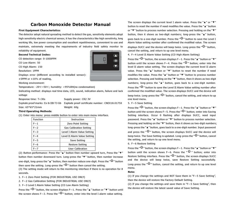 DOEATOOW CO-3 Operation manual