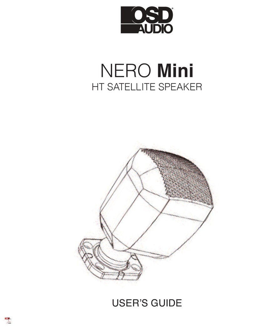 OSD Audio NERO Mini User manual
