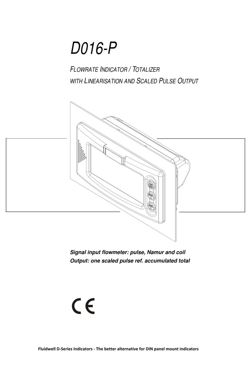 Fluidwell D Series User manual