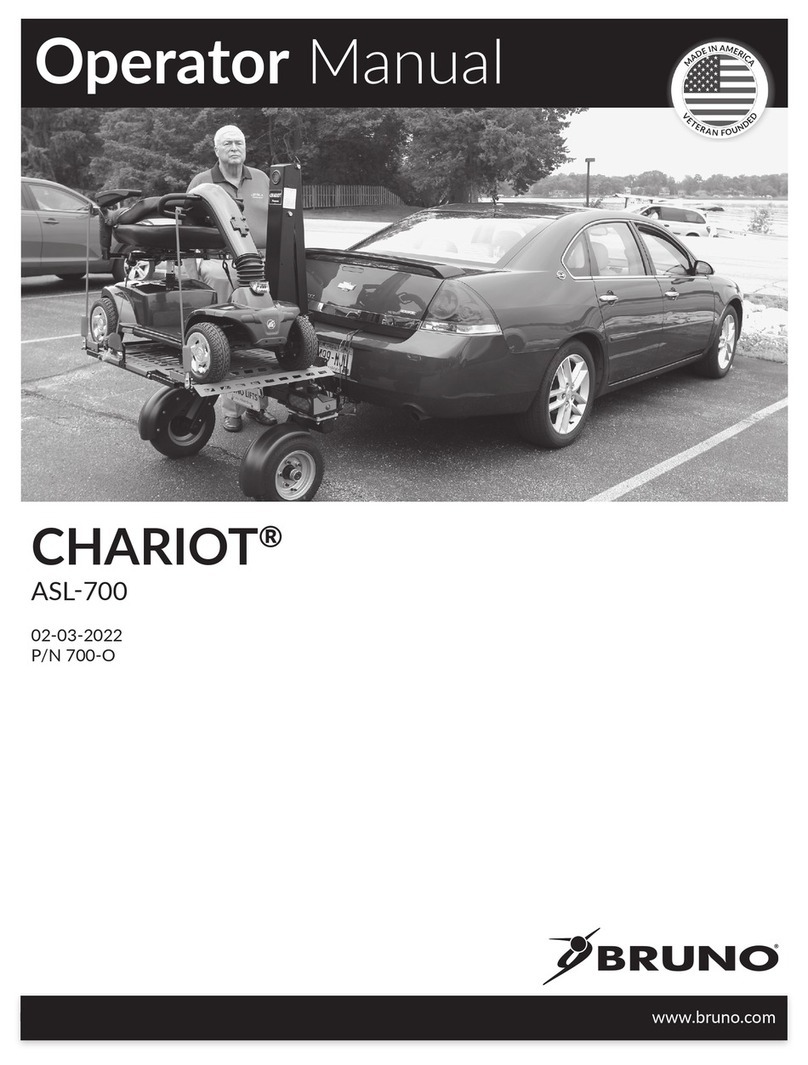 Bruno CHARIOT ASL-700 Operator's manual