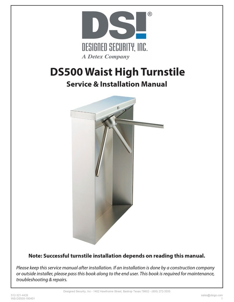 Detex DSI DS500 User manual