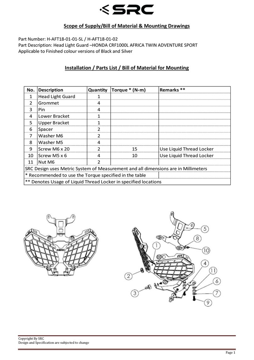 SRC H-AFT18-01-01-SL Mounting instructions