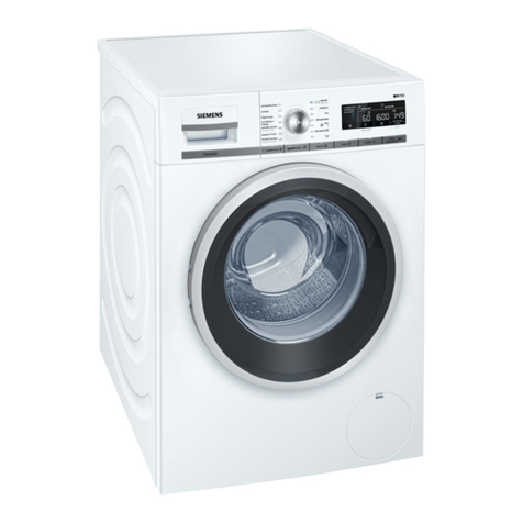 Siemens WM16W570EE Instruction manual and installation instructions Siemens WM16W570EE Instruction manual and installation instructions