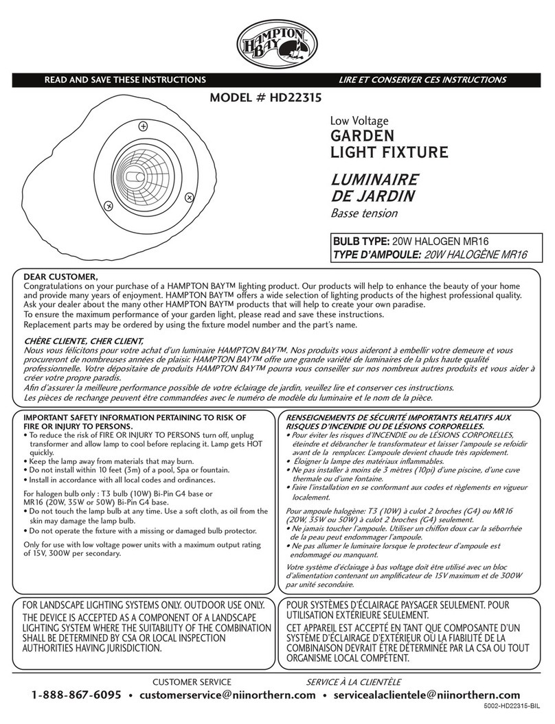 HAMPTON BAY HD22315 User manual